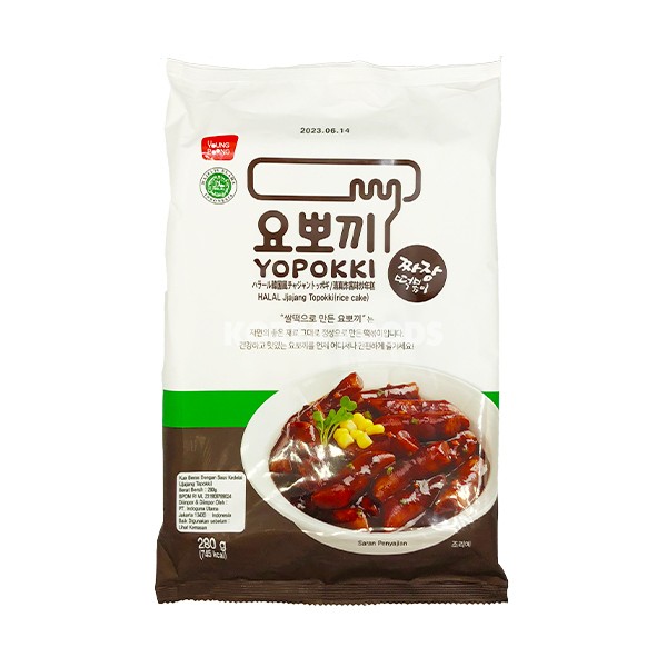 YP Yoppokki Topokki Pack – Jjajang 2 portion (Halal) 280g