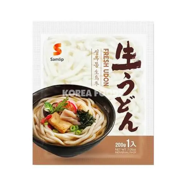 Samlip Fresh Udon Noodle (No Soup Base) 200G