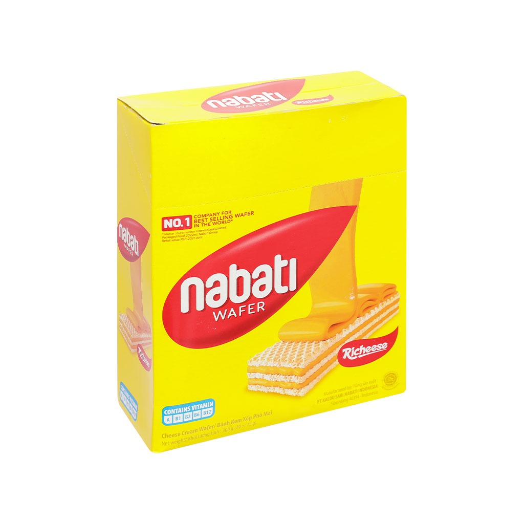RICHEESE NABATI Cheese Wafer 20x15g