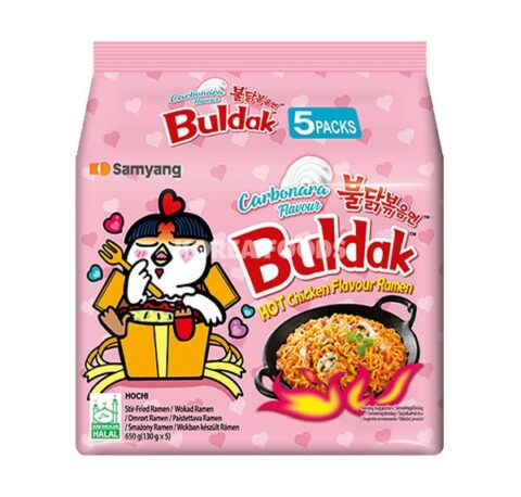 Samyang Hot Chicken Ramyun – Carbonara Multi 130g Pk5