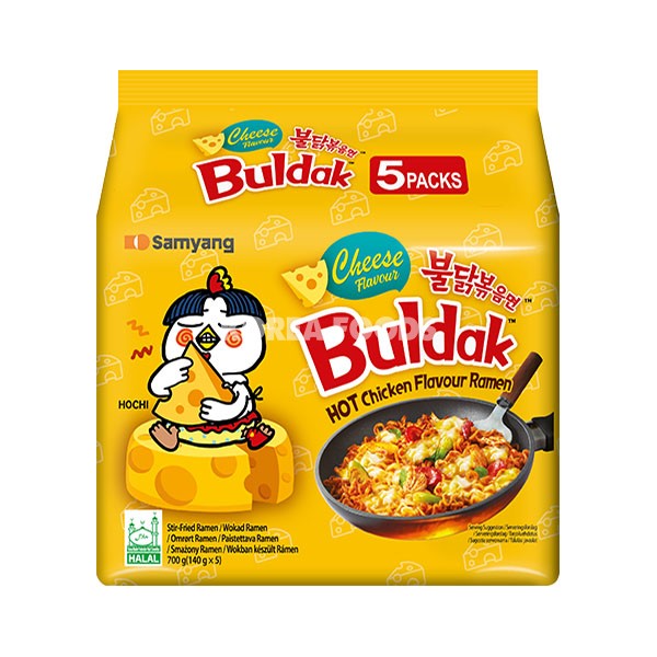 Samyang Hot Chicken Ramyun – Cheese Multi 140g Pk5