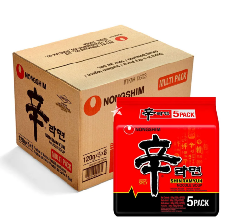 Nongshim Shin Ramyun Multi 120g Pk5