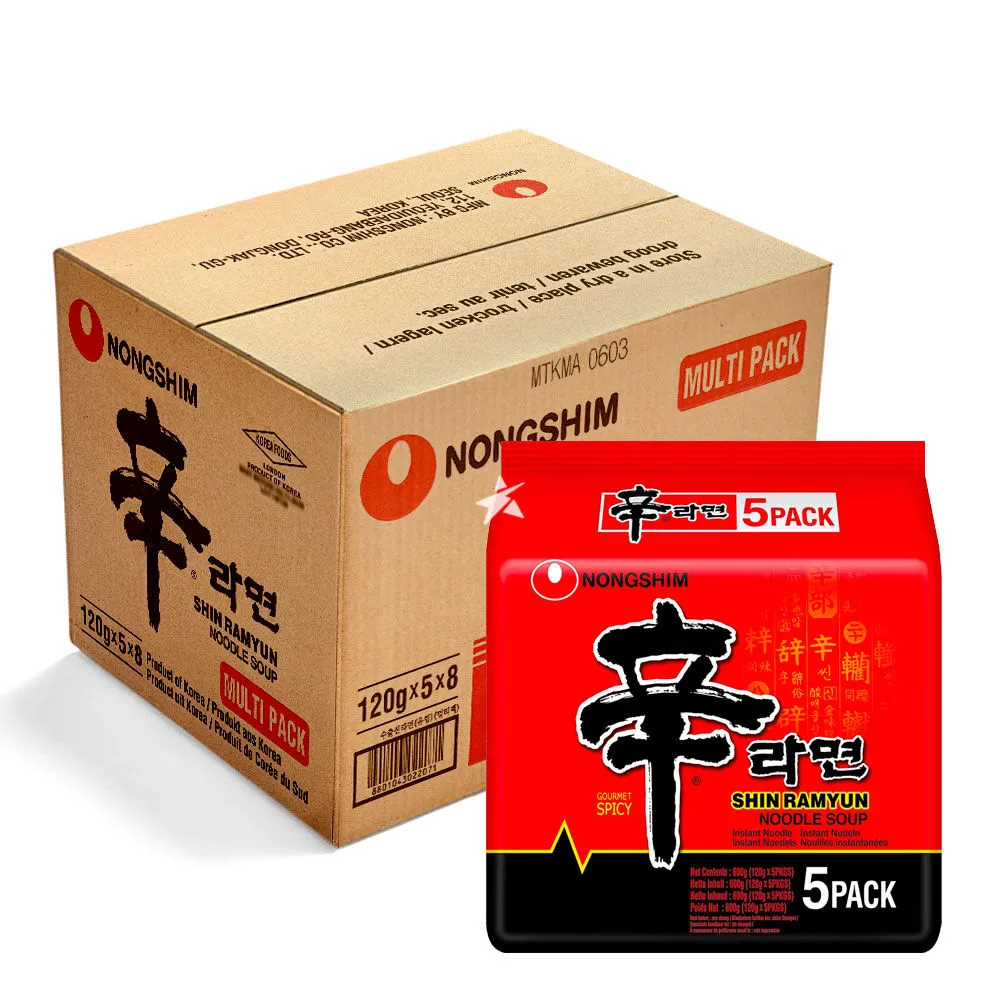 Nongshim Shin Ramyun Multi 120g Pk5