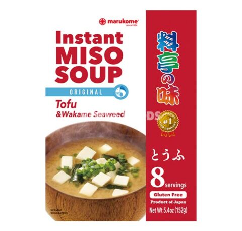 Marukome Instant Miso Soup Tofu Pk8 152g
